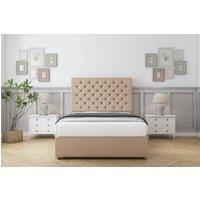 Comfort Beds Winslow Plush Divan With Mattress 4 Drawers-54 Headboard in Stone | Size: King