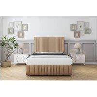 Comfort Beds The Foxy Dumfries Divan Set 2 Drawers-26 Headboard-Footboard in Light Brown | Size: Super King