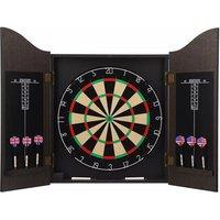 Dprodo Wooden Darts & Dartboard Sets in Black | Size: 12kg