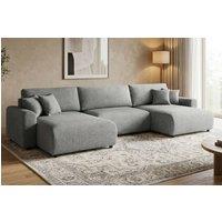 Stratus Interiors Grey Luna Sofa Bed With Storage - Convertible Sleeper Sofa 336L