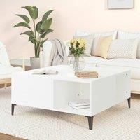 Berkfield Home Coffee Table White 80x80x36.5 cm Engineered Wood