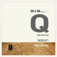nielsen Quadrum 50 x 50cm Wooden Picture Frame With Protective Glass Front in White | Size: 50 x 50 cm