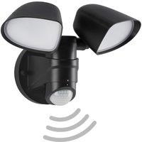 TELEFUNKEN Sensor Black 2x9W LED Outdoor Light