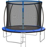 tectake Trampoline Jumpy With Safety Net, Padded Edges & Ladder - 305 Cm