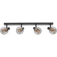 Osram Decor Spot Firefly LED Ceiling Light 11.2W 827 E14 Dimmable Warm Light in Black