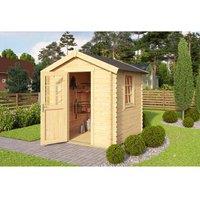 Lasita Maja Ltd Wels 1-Log Cabin, Garden Room, Home Office - L231xW220xH233.7 cm in Tan