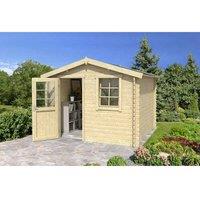 Lasita Maja Ltd Nina 175-Log Cabin, Garden Room, Home Office - L307.2xW195xH233.7 cm in Brown