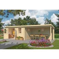 Lasita Maja Ltd Reno-Log Cabin, Garden Room, Home Office - L780xW313.9xH210.9 cm in Natural