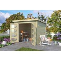 Lasita Maja Ltd Zambezi 4-Log Cabin, Garden Room, Home Office - L270xW274.7xH210.9 cm in Natural