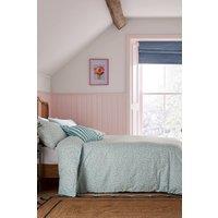 Helena Springfield 'Rosebud' Brushed Cotton Duvet Cover Set in Aqua | Size: Double
