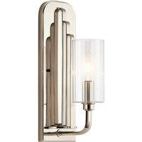 Netlighting Kichler Kimrose Wall Lamp Polished Nickel in Grey