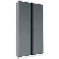 Phoenix Safe Company Steel Storage Cupboard with Key Lock in Anthracite Grey, SCL1891GAK in Dark Grey | Size: 180 cm x 90 cm