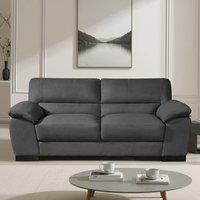 Artemis Home Mellette 3 Seat Fabric Sofa in Charcoal | Size: 3 Seater