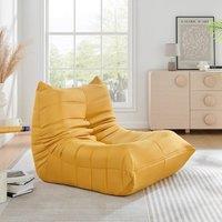Bravich LTD Cocoon Ochre Lazy Lounge Chair in Mustard