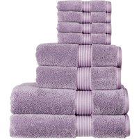 CHRISTY 'Supreme Hygro' Luxury 100% Supima Cotton 8 Piece Towel Sets in Lavender