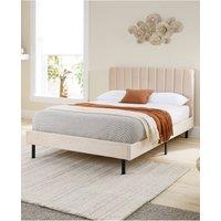 Aspire Rosella Upholstered Bed in Cream | Size: Super King