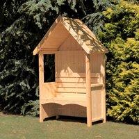 Shires Forget Me Not Arbour Garden Arch Seat Approx 4 x 2 Feet in Brown