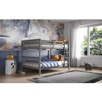 Flair Tetrad Bunk Bed in Grey | Size: Small Double