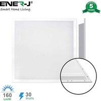 ENER-J 30W High Lumen 595x595 Backlit Panels 2pcs Pack, Lifud Driver, 4800 lumens, 5 Years, 6500K in White
