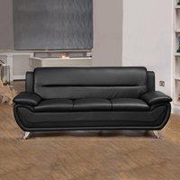 Artemis Home Dexter 3 Seat Sofa in Black