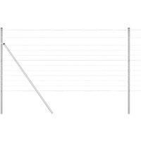 Berkfield Home Field Fence 1.2x50 m Galvanised Steel in Silver