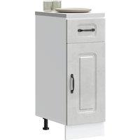 Berkfield Home Kitchen Base Cabinet Kalmar Concrete Grey Engineered Wood