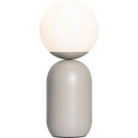 Nordlux Notti Table Lamp Grey Metal Livingroom E14 Switch