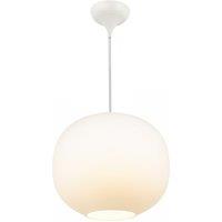 Nordlux Premium Indoor Pendant Light White Glass E27 Hand Blown Glass - Mains Powered, IP20