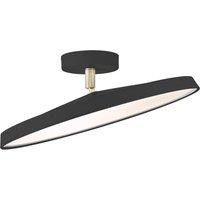 Nordlux Modern Indoor Ceiling Light Black Metal Intergrated LED 30, 000hrs - Mains Powered, IP20