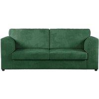 Furniture 786 Hannah Jumbo Cord Full Back 3 Seater Sofa in Green
