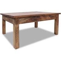 Berkfield Home Coffee Table Solid Reclaimed Wood 98x73x45 cm in Brown | Size: 98 x 73 x 45 cm