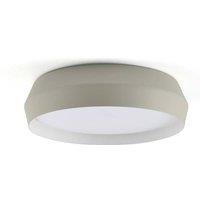 Netlighting Shoku 350 Grey White Wall Ceiling Lamp 24W 2700K in Light Grey