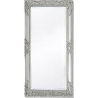 Berkfield Home Wall Mirror Baroque Style 100x50 cm Silver