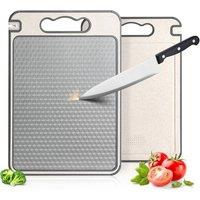 Kelvenix Titanium Cutting Board Double-Sided for Kitchen Camping