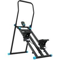 Centra Foldable Vertical Climber Exercise Machine Full Body Cardio Fitness in Black