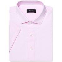 Roco Boy's Pink Short Sleeve Shirt in Pale Pink | Size: 6 Years