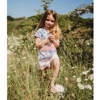 Lilly + Sid Girl's Strawberry & Red Stripe Tier Dress | Size: 0-3 m