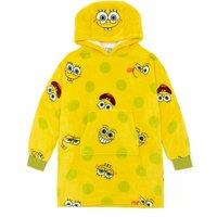 SpongeBob SquarePants Blanket Hoodie | Yellow | Official Merch | Size: 9-13 Years