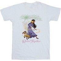 Wish Boy's Better Together Cotton T-Shirt in White | Size: 9 Years