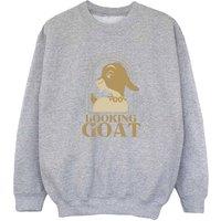 Wish Girl's Looking Goat Sweatshirt in Grey | Size: 9 Years