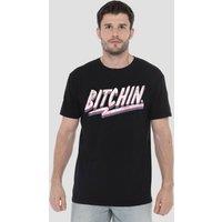 Stranger Things Bitchin T-Shirt, Black | Size: 4XL