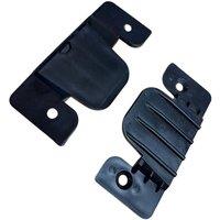 Sloomy 8 x Plastic Connector Clips / Plate / Bracket for Divan Bed / Sofa in Black