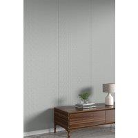 Living and Home Grey Self-Adhesive Waterproof 3D Textured Wallpaper Roll