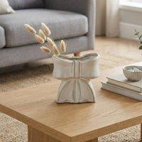Garden Greatness Maison Off-White Statement Bow Vase | Size: 1 Pack