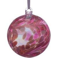 Sienna Glass 10cm Angel Orb Archangel Ariel Rose Quartz in Pink