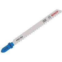 Bosch Pro Alu T127d Jigsaw Blade 100mm Pack Of 5 in Blue