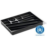 Durable Idealbox Stationery Draw Organiser Desk Tidy Insert Tray - Grey in Charcoal | Size: 1 Pack