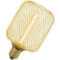Osram Decor LED Straw Filament Square Lamp Bulb 100 16W Warm White Dimmable E27 in Gold