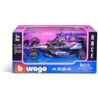 Bburago 1:43 F1 BWT Alpine F1 Team A524 2024 Gasley Model Race Car