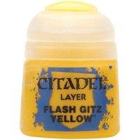 Citadel Games Workshop Colour Layer: Flash Gitz Yellow (12ml) Paint